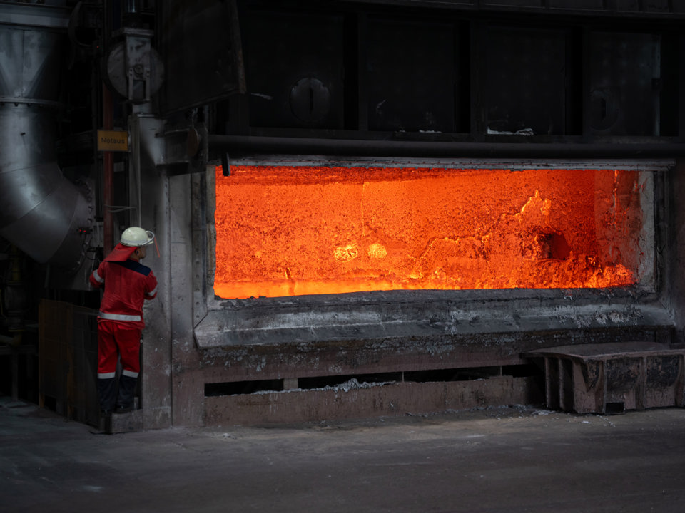 Furnace for aluminum recycling at Speira