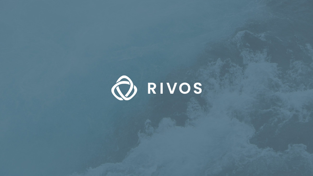 Speira’s RIVOS logo in front of a blue background showing a floating river.