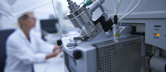 A scientific instrument in a Speira chemistry laboratory.