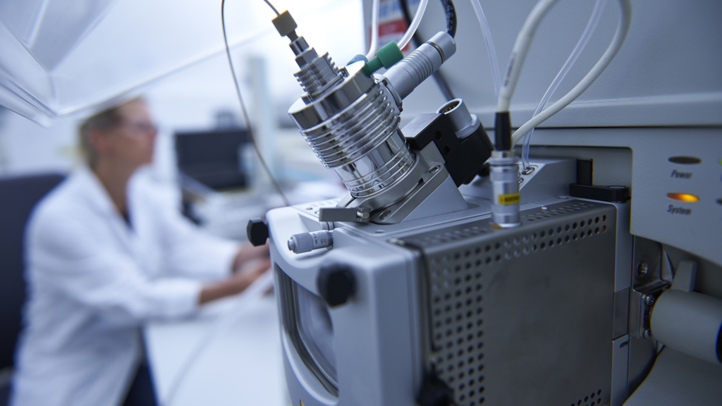 A scientific instrument in a Speira chemistry laboratory.