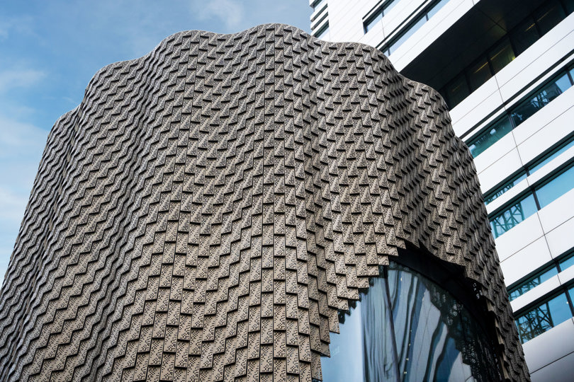 Speira’s aluminium façade of the Broadgate building in London.