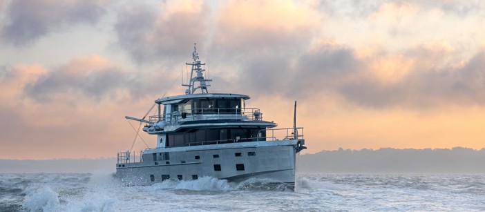 The “Arksen 85 Explorer Yacht” made of Speira’s aluminium, type VIA Maris Njørdal.